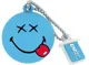 Emtec SW103 8GB USB Bellek Smiley Blue