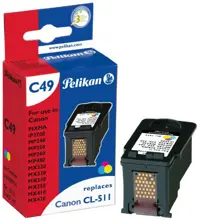 Pelikan Canon CL-511 Uyumlu Renkli Kartuş