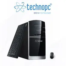 Technopc W014 FD7342500 ıntel  CORE2  7300 2,66ghz 2gb 500hdd dvdrw ubuntu