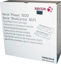 Xerox 106R03048 Phaser 3020-WC3025 Dual Pack Toner 2x1500 Sayfa