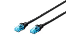 BC-U5020BL Beek CAT. 5E Patch Kablo, U/UTP, 2 metre, AWG 26, Siyah Renk