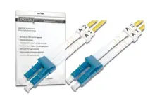 DK-2933-20 Digitus LC-LC Fiber Optik Patch Kablo, 20 metre, Singlemode, Duplex, 09/125