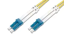 DK-2933-01 Digitus LC-LC Fiber Optik Patch Kablo, 1 metre, Singlemode, Duplex, 09/125