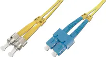 BC-FO-9STSC-01 Beek ST-SC Fiber Optik Patch Kablo, 1 metre, Singlemode, 3.0mm, Duplex, 9/125, OS2, LSZH
