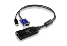 ATEN-KA7570 Altusen USB KVM Adaptör Kablosu (CPU Modül), KVM Kablosunun PC'nin USB portuna Bağlanması İçin Adaptör, maksimum mesafe 40 metre, ATEN-KH2508A, ATEN-KH2516A ile birlikte kullanılır
