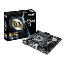 Asus H170M-E D3 Vga Dvi Hdmi Usb3.0 1151pin