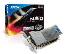Msi N210-Md1Gd3H/Lp 1 Gb 64Bit Ddr3 16Xhdcp, Dvi+D-Sub+Hdmi , Directx 10.1