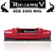 Gskill Ripjawsv Kırmızı Ddr4-2400Mhz Cl15 4Gb (1X4Gb) (15-15-15-35) 1.2V