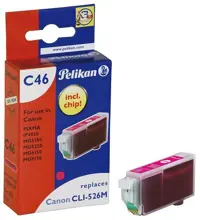 PELİKAN CANON CLI-526M İLE UYUMLU KIRMIZI KARTUŞ