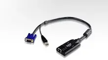 ATEN-KA7170 Altusen USB KVM Adaptör Kablosu (CPU Modül), KVM Kablosunun PC'nin USB portuna Bağlanması İçin Adaptör, maksimum mesafe 50 metre 