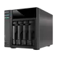 Asustor As-6104t 1.6ghz Dual 2gb 2xgb 2xesata 3xusb3 16ıpnvr 4k Hdmi