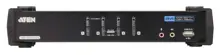 ATEN-CS1784A 4 Port USB Dvi Dual Link KVMP™ (Keyboard/Video Monitor/Mouse) Periferi Switch, 3D desteği
