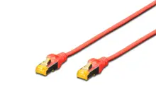 DK-1644-A-005/R Digitus CAT 6A S-FTP Patch Kablosu, LSZH, Cu, AWG 26/7, 0.50 metre, kırmızı renk