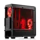 Dark Sentinel 3X Kırmızı Led Fan, Usb3.0, Full Akrilik Yan Panelli Mid-Tower Siyah Oyuncu Kasası