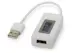 DA-70610 Digitus USB Port Ölçüm Aleti, akım, voltaj ve yük kapasitesi ölçümü, LED göstegeli