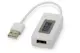 DA-70610 Digitus USB Port Ölçüm Aleti, akım, voltaj ve yük kapasitesi ölçümü, LED göstegeli