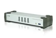 ATEN-CS1914 4-Port USB 3.0 DisplayPort KVMP™ (Keyboard/Video Monitor/Mouse) Periferi Switch, DisplayPort 1.1 uyumlu, USB 3.0 (USB 3.1 Gen 1) hub özelliğine sahip