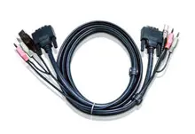 ATEN-2L-7D05UD USB Dvi-D Dual Link Desktop KVMP Switch Kablosu, 5 Metre 