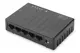 DN-50012-1 Digitus Unmanaged (Yönetilemeyen) 5 port 10/100Base-T Fast Ethernet Switch, Masaüstü Tip, Siyah Renk, Plastik
