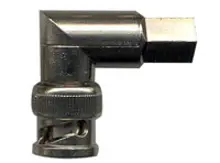 VI-BNC20/58 BNC Right-Angle Plug For RG58, 142, 400; URM43, 72, 76