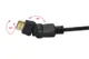 ED-84494 ednet Hdmi High Speed with Ethernet Bağlantı Kablosu (Hdmi 1.4), 2160p, 4K, Döner Başlığa Sahip, Hdmi Tip A Erkek - Hdmi Tip A Erkek, 3 metre, CU, AWG30, 2x zırhlı, UL, altın kaplama, pamuk örgü kablo kılıfı, gümüş/siyah renk