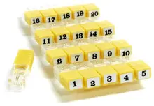 JDSU-TP314 Resi-Tester TM cihazları için 1 Set (1 ile 20 arası) RJ11 Kablo Belirleyicisi (Wiremapper) 