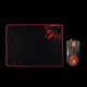 A4 Tech Bloody A9081 Siyah M.Core Optik Mouse+Pad