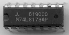 74LS173 QUAD D REGISTER