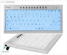 Frisby FK-220QI KABLOLU M.M. SLIM MINI IŞIKLI KLAVYE