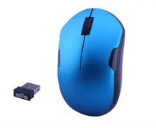 Mila Ml351 Kablosuz Usb Nano Alıcılı Optik Mouse Mavi/Siyah Şerit