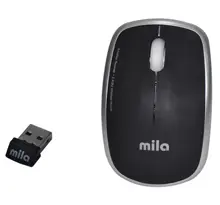Mila Ml402 Silent Serisi Kablosuz Usb Nano Alıcılı Optik Mouse Siyah