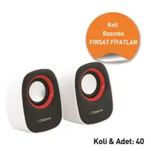 Classone Q1 Serisi K3002 ,1+1,Hoparlör-Beyaz-1 Koli