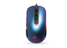 Everest Rampage Smx-R10 Orıon Usb Metalik Mavi 4000 Dpi 5 Farklı Işık Makrolu Oyuncu Mouse