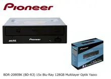Pioneer Bdr-208Ebk (Bd-R3) 15X Blu-Ray 128Gb Multilayer Opt.Yazıcı