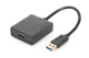 DA-70841 Digitus USB 3.0 <-> Hdmi Grafik Adaptörü<br>Giriş: 1 x USB 3.0 USB-A erkek<br>Çıkış: 1 x Hdmi A (19-pin) dişi  (Full HD, 1080p)<br>Plastik