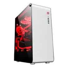 GAMEMAX FC-9225G-R Powersiz USB 3.0 Gaming Kasa-Aliminyum-RGB Led Fan