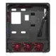 GAMEMAX FC-9225G-R Powersiz USB 3.0 Gaming Kasa-Aliminyum-RGB Led Fan
