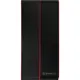 Silverstone Redline Rl07B Tempered Glass Şeffaf Cam Kırmızı Led Midi Tower Siyah Kasa