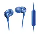 Philips She3705Bl Kulakiçi Kulaklık Mikrofon Mavi