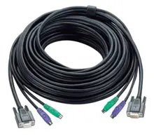 ATEN-2L-1010P/C PS/2 KVM Kablosu, VGA Monitör 15 pin HDB Dişi, PS/2 Klavye 6 pin mini-DIN Erkek, PS/2 Mouse 6 pin mini-DIN Erkek <-> VGA Monitör 15 pin HDB Erkek, PS/2 Klavye 6 pin mini-DIN Erkek, PS/2 Mouse 6 pin mini-DIN Erkek, 10 metre 