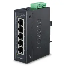 PL-IGS-500T Kompakt Endüstriyel  Switch (Compact Industrial 5-Port 10/100/1000T Gigabit Ethernet Switch )<br>
5-Port 10/100/1000T<br>
-40~75 Derece C