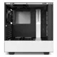 NZXT H500i Beyaz Siyah Temp. Cam RGB Akıllı ATX Kasa Psu Yok