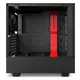 Nzxt H500İ Siyah Kırmızı Temp. Cam Rgb Akıllı Atx Psu Yok