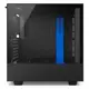 Nzxt H500İ Siyah Mavi Temp. Cam Rgb Akıllı Atx Kasa Psu Yok