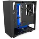 Nzxt S340 Elite Siyah Mavi Temp. Cam Atx Kasa Psu Yok