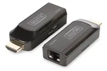 DS-55203 Digitus Mini Hdmi Sinyal Uzatma Cihazı,  Alıcı (Receiver) ve Verici (Transmitter) Birim dahil, 50 metre, güç beslemesi için USB kablo kullanır