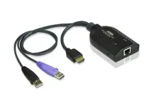 ATEN-KA7168 Hdmi USB Sanal Medya KVM Adaptörü, Akıllı Kart Okuyucusu ile birlikte<br>Hdmi USB Virtual Media KVM Adapter Cable with Smart Card Reader