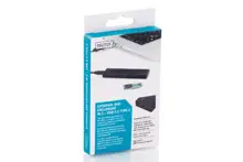 DA-71115 Harici M.2 SATA SSD Kutusu,  Bağlantı arayüzü USB 3.1 Tip C, alüminyum gövde, siyah renk, çip takımı EP9461E
