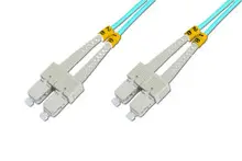 BC-FO-5SCSC-10/3 Beek SC-SC Fiber Optik Patch Kablo, 10 metre, Multimode, Duplex, 3.0mm, 50/125, OM 3, LSZH