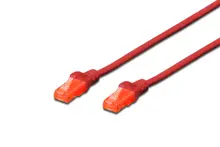 DK-1617-020/R Digitus Patch Kablo, U-UTP, CAT. 6, 2 metre, AWG 26/7, Cu, LSZH, kırmızı renk